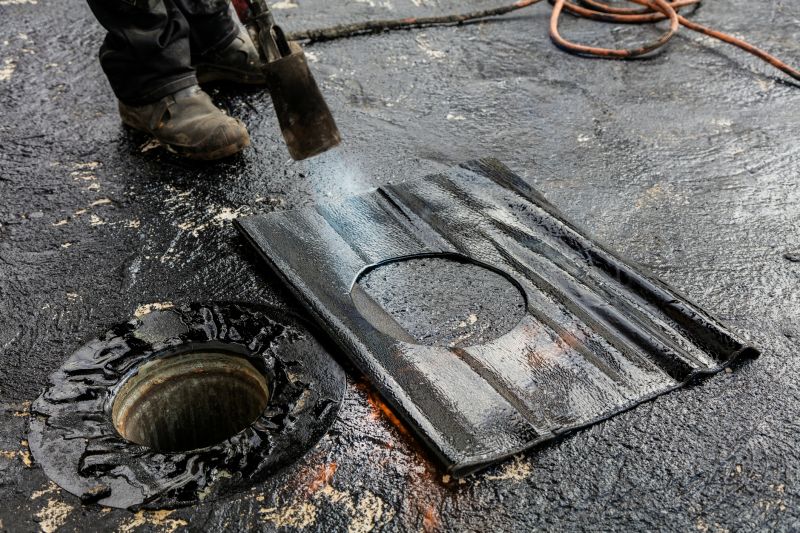 Single Ply Roof Installation detail