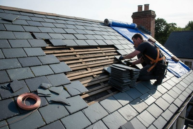 Slate Roof Leak Repair